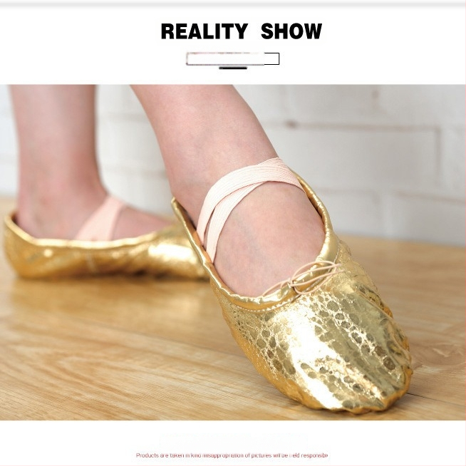 Παιδικά παπούτσια μπαλέτου unisex | σόλα από δέρμα; άνω από συνθετικό δέρμα; για μπαλέτο