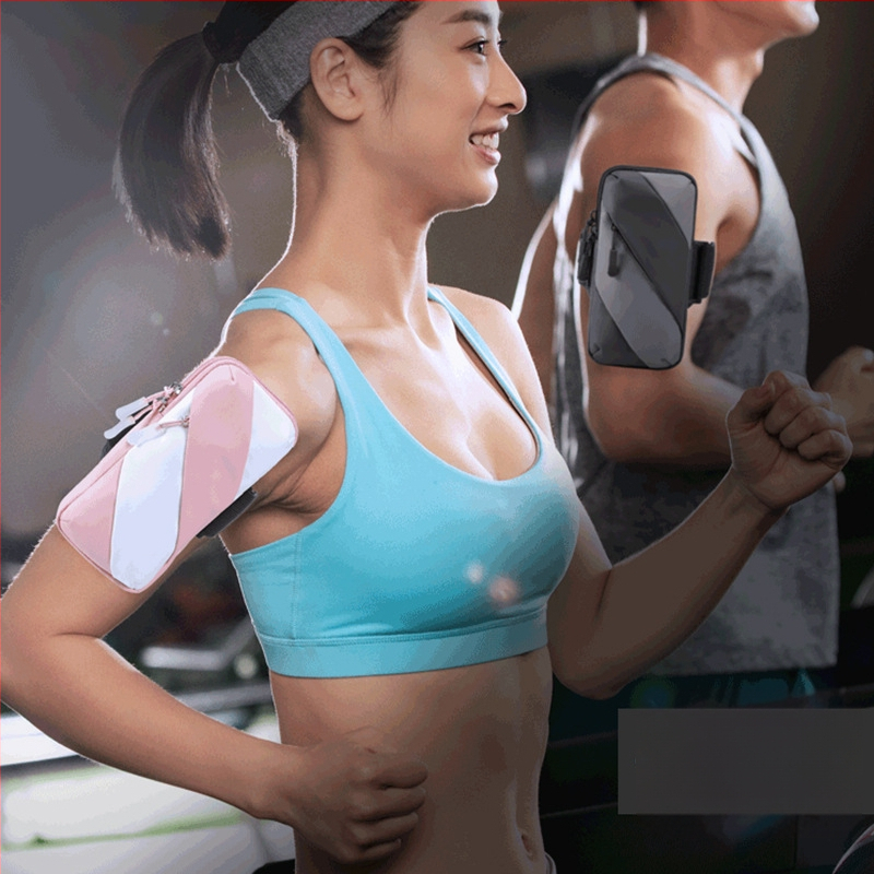 Unisex rankinė telefono bėgimui — Oxford audinys, poliesterio pamušalas, kvėpuojanti, atspari vandeniui, itin lengva