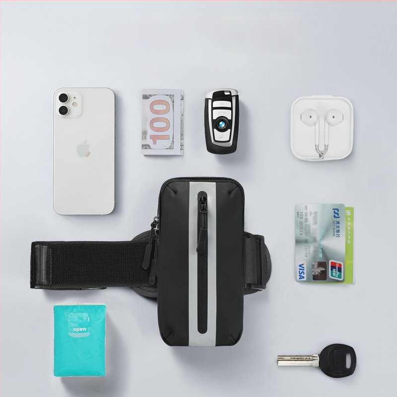 Rankinis telefono dėklas bėgimui (unisex) – Oxford audinys, kvėpuojantis, atsparus vandeniui, ultralengvas, poliesterio pamušalas