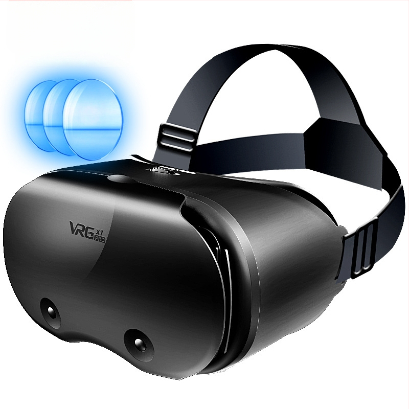 VRG Pro x7 Galvos uždėtos VR akinės Metaverse, 260 g, 2021 m. modelis, Įgaliotas privatūs prekės ženklas, visos šalies garantija