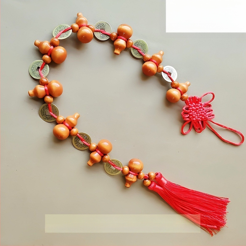 Drveni privjesak za unutarnju dekoraciju automobila, kineski tradicijski stil