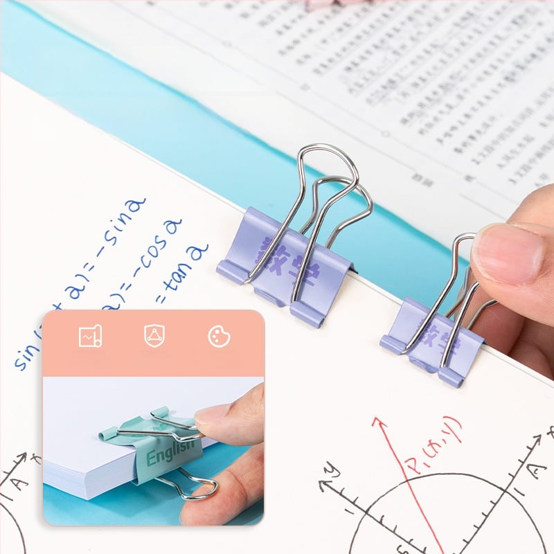 Deli TP523 Metalni organizator dokumenata za klasifikaciju predmeta – kineski jezik, matematika i engleski jezik