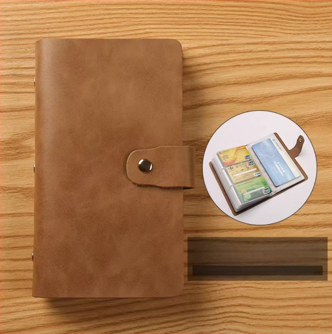 Pasporto ir dokumentų dėklas, PU medžiaga, vientisas dizainas, universalus (unisex), 2025 m. pavasaris, nauja nacionalinė tendencija