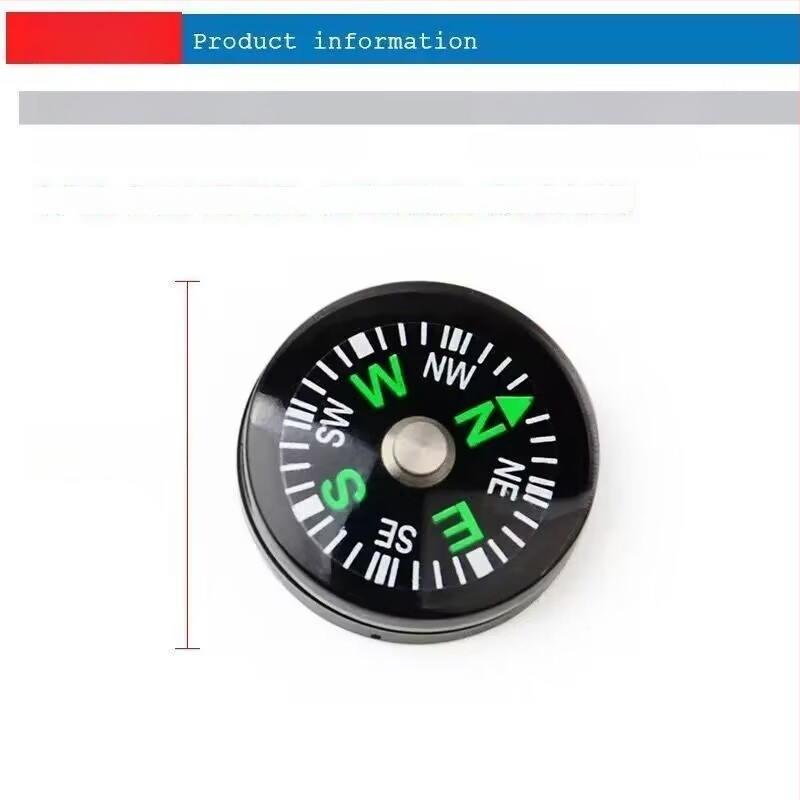 Ταξιδιωτική πυξίδα - Ανοξείδωτο ατσάλι, λειτουργία πυξίδα, αδιάβροχη