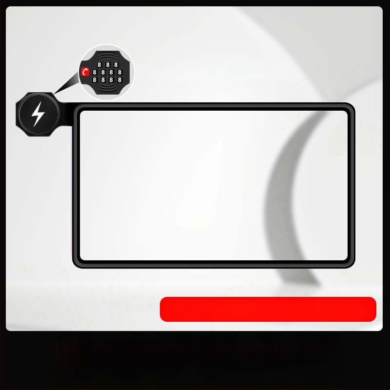 Držač za auto telefon s bežičnim punjenjem 15W, magnetski nosač, ambientno LED svjetlo, za instrument ploču Wuling Starlight