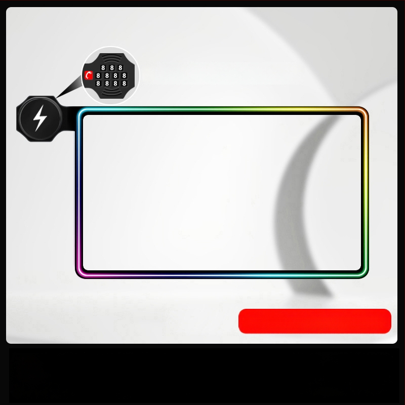 Držač za auto telefon s bežičnim punjenjem 15W, magnetski nosač, ambientno LED svjetlo, za instrument ploču Wuling Starlight