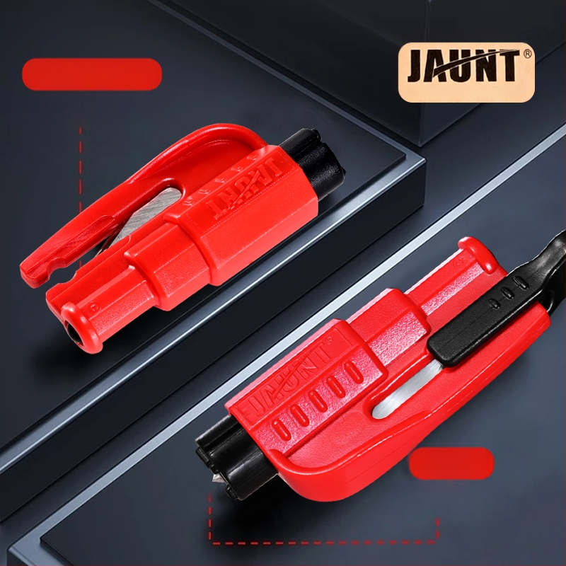 Automobilio langų laužtuvas – saugumo plaktukas | Prekės ženklas: Mairichi | Medžiaga: ABS + volframo plienas | Svoris: 0,19 kg | Daugiafunkcinis saugos plaktukas | Langų dūžimas per vieną sekundę