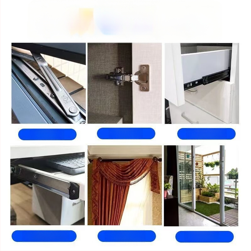 Durų vyrų šarvu tepalas – triukšmo mažinimas ir korozijos prevencija; aktyvatorius; pagrindinės sudedamosios dalys: aktyvus; galiojimo laikas: 3 metai; prekės ženklas: Happy on the way