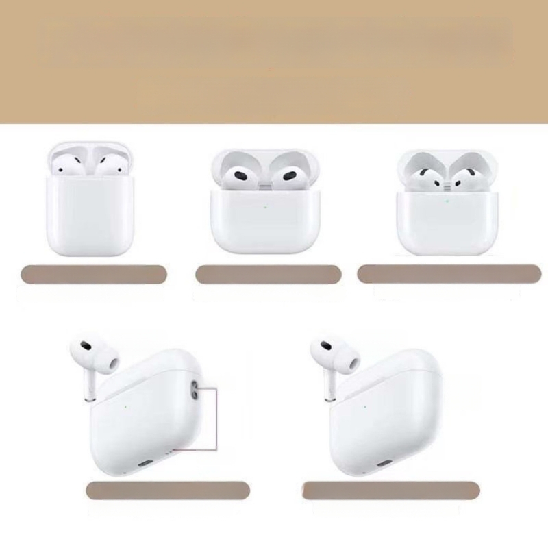 AirPods védőtok PC anyaggal, spray felülettel, általános célú stílus, nem testreszabható