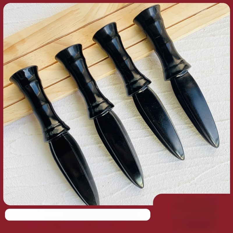 Διακοσμητικό μαχαίρι από κρύσταλλο, χειροποίητα σκαλισμένο για διακόσμηση σπιτιού και γραφείου