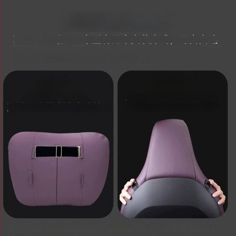 Автомобилен възглавник за глава и пояс за Weilai ET5/ET5T Travel Edition — кожа, персонализация, минималистичен стил, пълнеж от синтетично влакно, подходящ за всички сезони