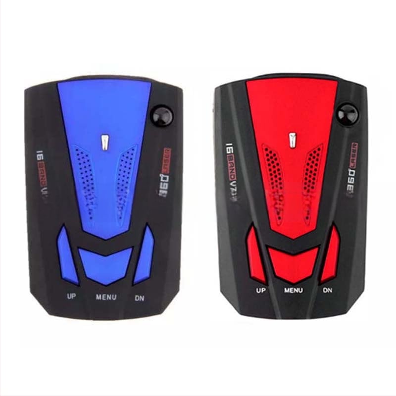 V7 автомобилен радар детектор с ранно предупреждение, ABS корпус, 12V захранване, тегло 0,21 кг