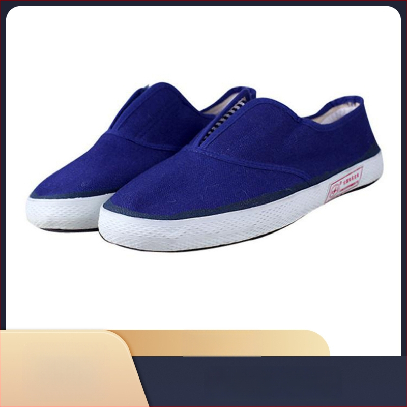 Pantofi anti-statice Shuang'an din pânză, talpă din cauciuc, toc mic, anti-derapare