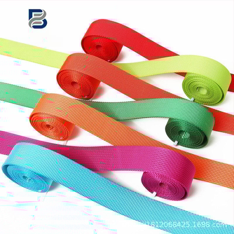 Changde Textile Νάιλον ιμάντας υφάσματος με λεπτές ρίγες, αμερικάνικο μοτίβο, για ιμάντες πλάτης σακιδίων και αξεσουάρ ρούχων