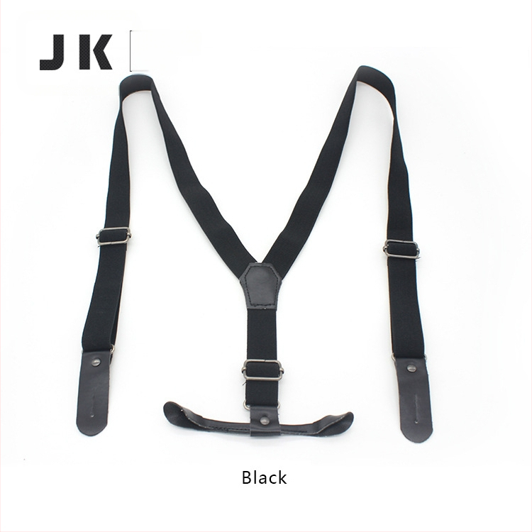 Jinkang Unisex elastinės petnešos, 3 segtukai, reguliuojamos, kryžminės, šilkografija