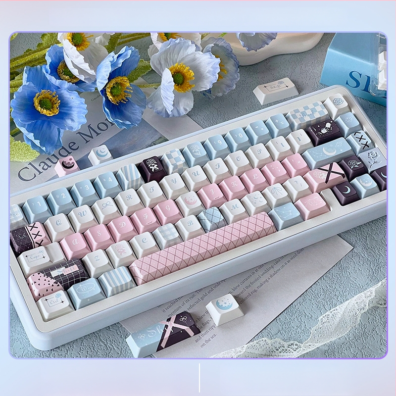 Mechanikus billentyűzethez PBT billentyűfedők – öt oldalú szublimáció, OEM magasság, háttérvilágítás nélkül