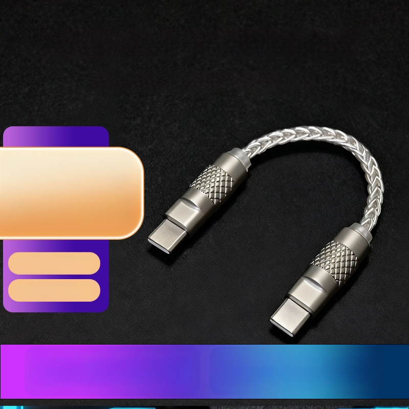 Struggler Type-C to Type-C OTG DAC kábel magas felbontású dekóderrel, univerzális kompatibilitás