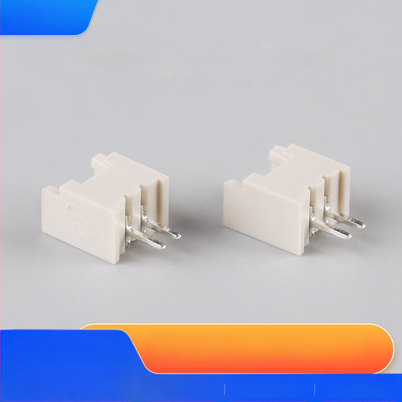 Inline terminal blok 1.25 mm, otporan na temperaturu, bež boje, 2-položni, ravne pinove