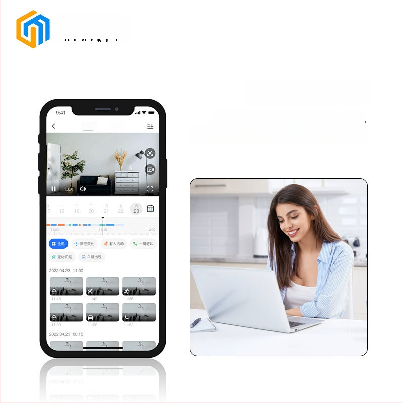 A9 Juhtmevaba kodukontrollikaamera 1080P öise nägemisega, Wi‑Fi, videoregistratsioon ja fotod