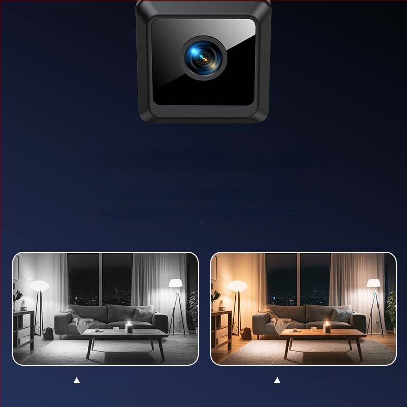 W02 kaamera kodule turvalisuse jaoks, Full HD 1080p, laia nurgaga objektiiv, traadita Wi-Fi, TF-kaardi salvestus