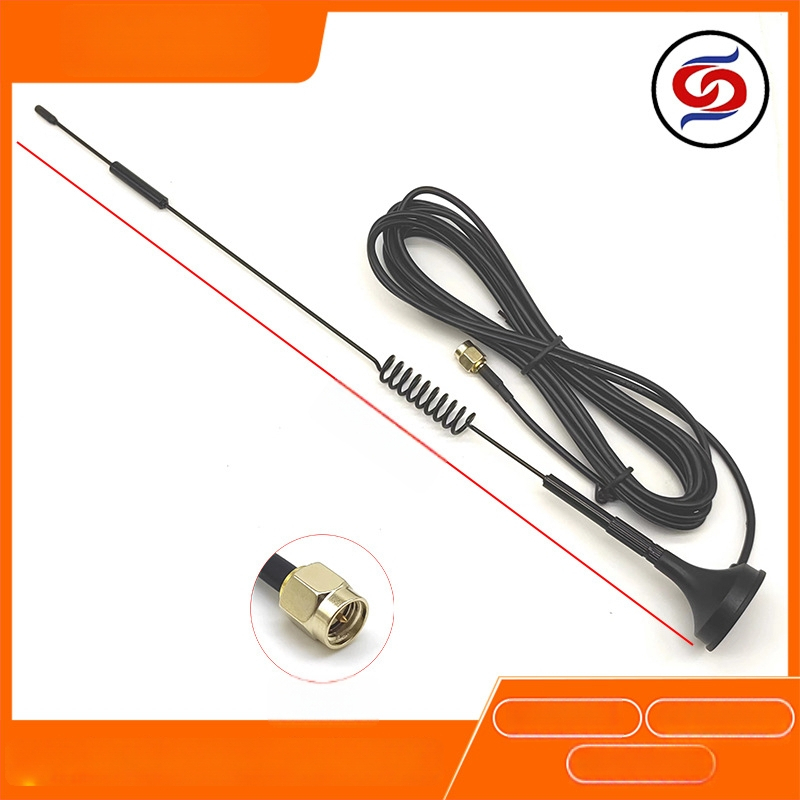 Vanjska uspravna 4G LTE antena s usisnim držačem, dobitak 5, 50 Ω, raspon frekvencija 433–2700 MHz, SWR ≤1.5