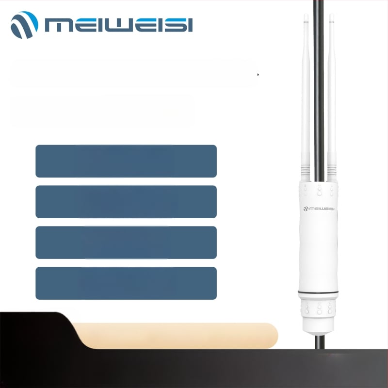 Ipari szintű vezeték nélküli router, kettős antenna, 1800M továbbítás, 450 m lefedettség, IEEE 802.11g