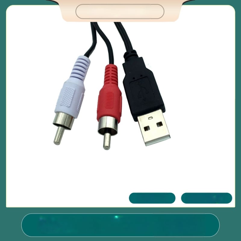 USB į AV adapterio kabelį su 3RCA, USB 2.0, modelis YR-AV-181, TV