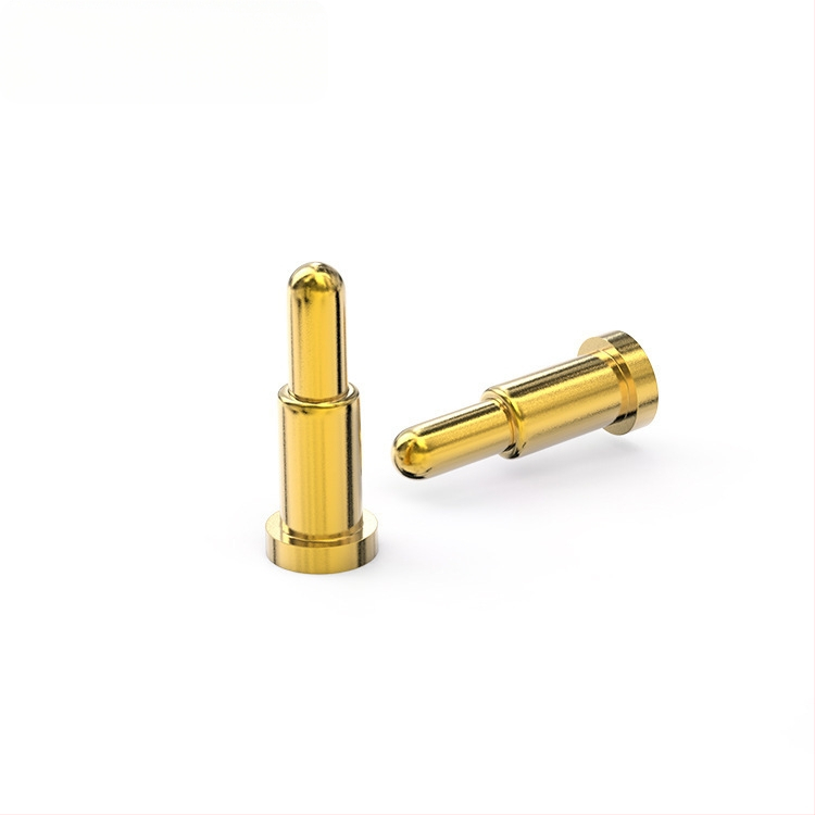 Pogopin ar plakanu dibenu, antenas spraude, uzlādes spraude, vadāms atsperpin, signāla pārraide 5 μm