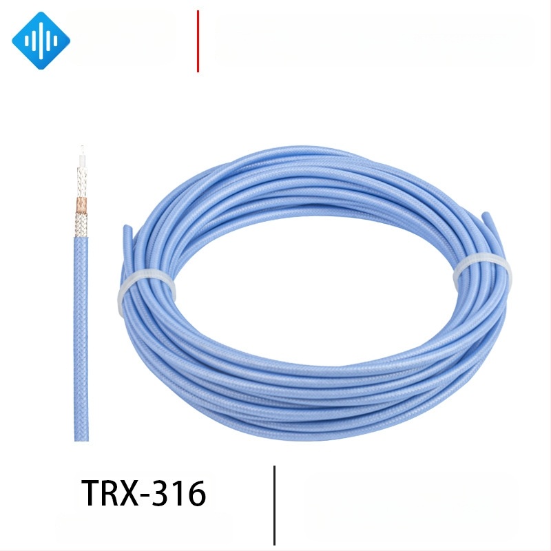 TRX-316 Cablu de test tri-coaxial cu BNC, conectare cu bayonet dublu, conductor placat cu argint, izolație dublă, ecranare dublă; câștig 3.5, interval de frecvență 0-3700