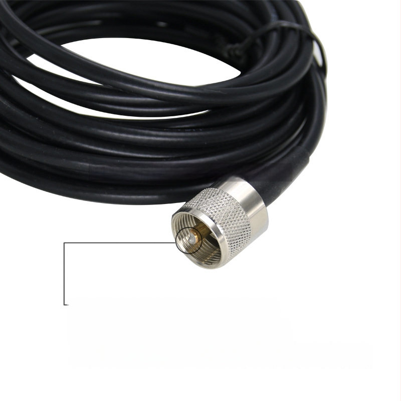 Antena pentru walkie-talkie montată pe vehicul, design cu formă de aripă de rechin (136-174/400-480 MHz, câștig 3.5, impedanță 50 Ω, SWR ≤ 2)