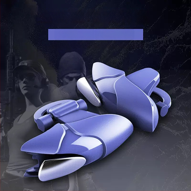 Bezvadu spēļu kontrolieris ar mehāniskajiem taustiņiem, saderīgs ar iOS un Android, plastmasas korpuss, svars 20 g