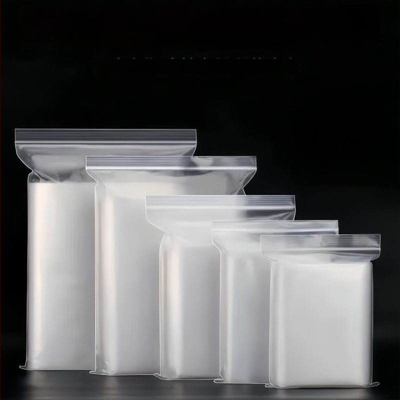 PE αυτοσφραγιζόμενες διαφανείς σακούλες για συσκευασία κοσμημάτων, τροφίμων και ενδυμάτων; μήκος σφραγίσεως 2–100 εκ.