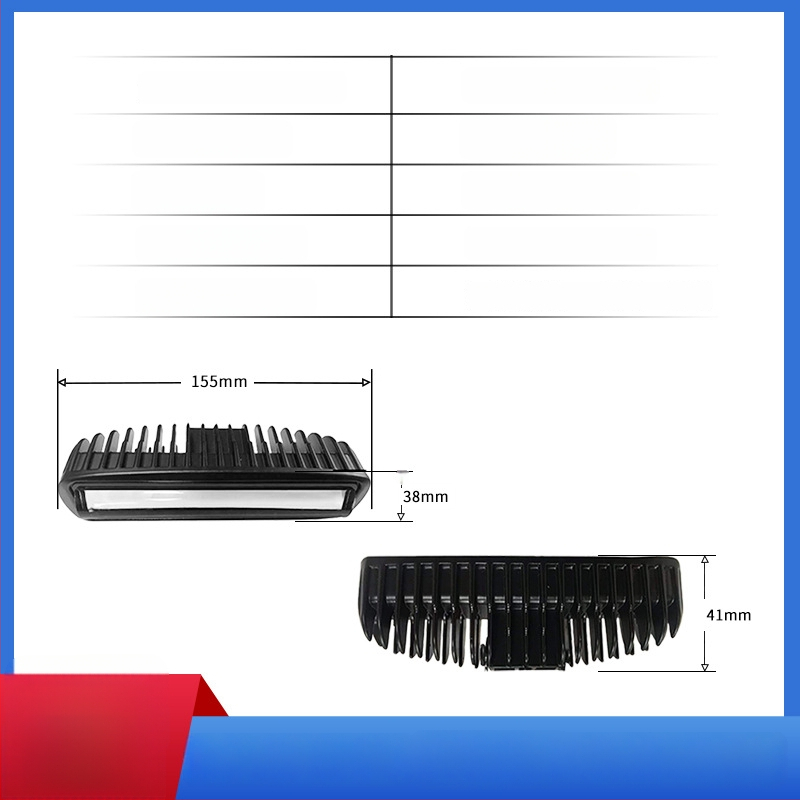 Targonca figyelmeztető lámpa, 13W, 10-80V, 2800 lm, alumínium ötvözet, modellek R03/B03