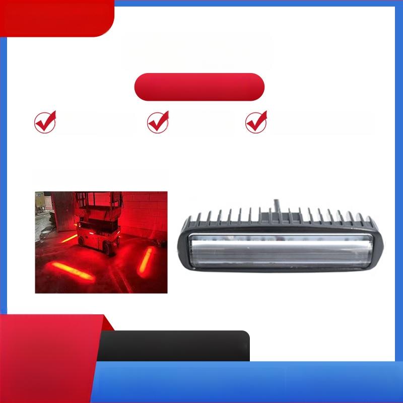 Targonca figyelmeztető lámpa, 13W, 10-80V, 2800 lm, alumínium ötvözet, modellek R03/B03