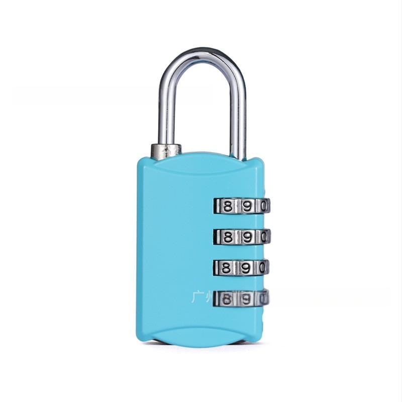 Keturių skaitmenų cinko lydinio spyna treniruoklių salės spintelėms ir namų durims, modelis S858, prieš vagystę