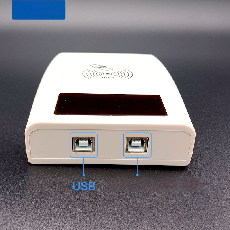 USB RFID lasītājs-rakstītājs kartēm CPH-F102C, 915 MHz, uztveres attālums 30 mm, lasīšanas laiks 0,2 s, atbalsta kartes 6C/6B