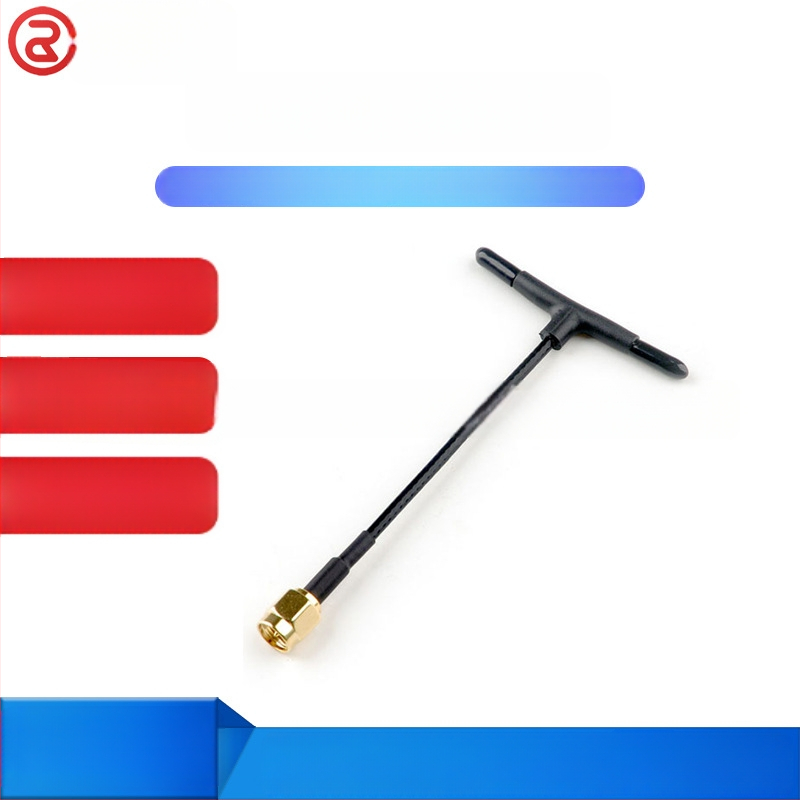 Antena de transmisie ExpressLRS 2.4 GHz, tip T omnidirecțional, model zrc-hfpv07, câștig 1.7, impedanță 50 Ω