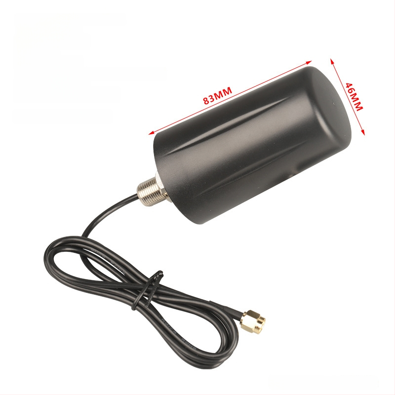 Terminal DTU exterior impermeabil, 3G/4G/5G bandă completă, antenă omnidirecțională, câștig 5 dBi, bandă 698–6000 MHz, impedanță 50 Ω, SWR ≤ 2, tensiune de funcționare 3 V