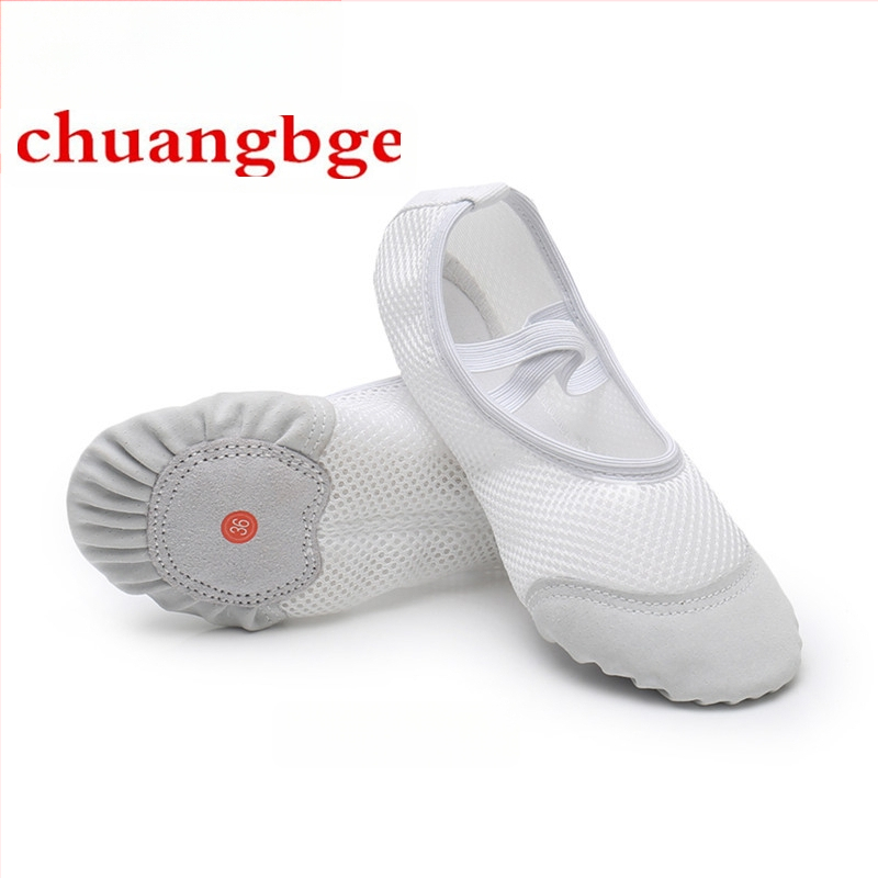 Παιδικά παπούτσια χορού με πλέγμα στο επάνω μέρος και μαλακή σόλα – Αναπνεύσιμα, Ελαφριά, Αποσμητικά, για Μπαλέτο και Σύγχρονο Χορό