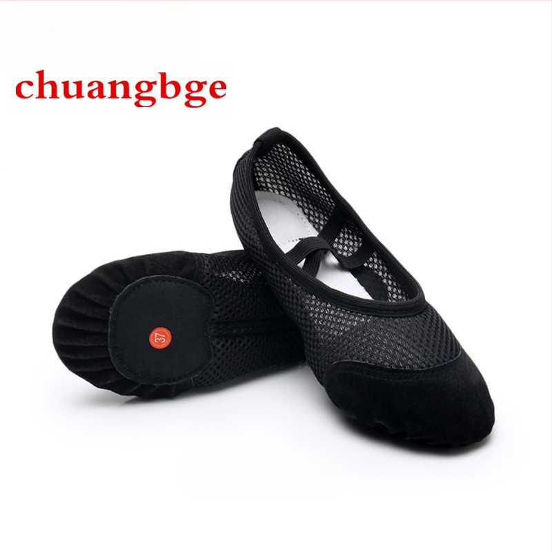 Παιδικά παπούτσια χορού με πλέγμα στο επάνω μέρος και μαλακή σόλα – Αναπνεύσιμα, Ελαφριά, Αποσμητικά, για Μπαλέτο και Σύγχρονο Χορό