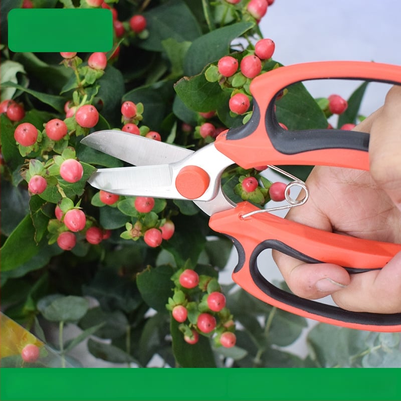 Градински ножици за подрязване на цветя, неръждаема стомана, мощни, за домашна употреба