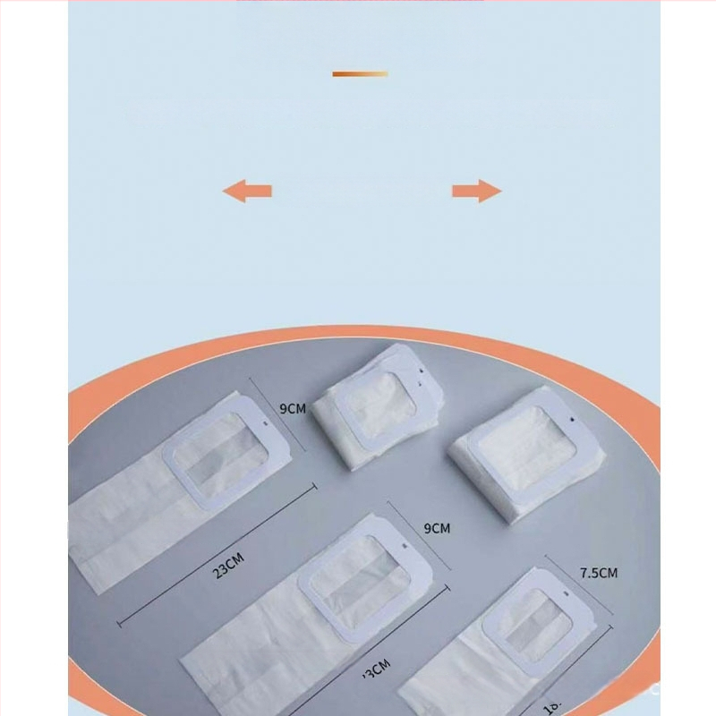 Alat za skupljanje psećeg izmeta za vanjsku upotrebu, klip za vrećicu, plastika, plosni otvor, uobičajene debljine