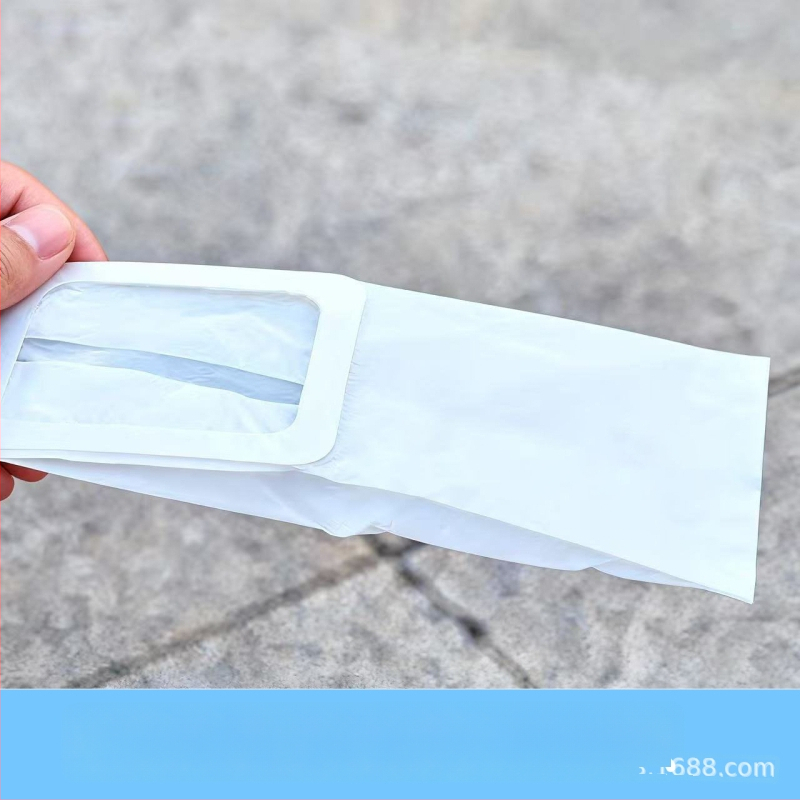 Alat za skupljanje psećeg izmeta za vanjsku upotrebu, klip za vrećicu, plastika, plosni otvor, uobičajene debljine