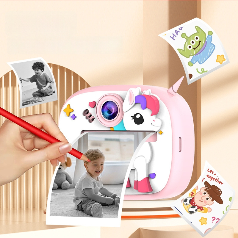 Lastekaamera Am300 TF-kaardiga, 2.4-inch LCD, interpolatsioon 2400w, 1300mAh aku, ABS korpus