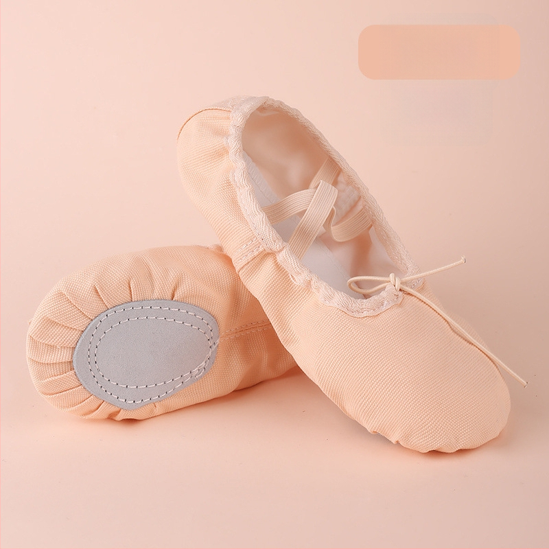 Χορευτικά Παπούτσια για Μπαλέτο και Λαϊκό Χορό, Αναπνεύσιμα και Ελαφριά, με Σόλα από Γνήσιο Δέρμα