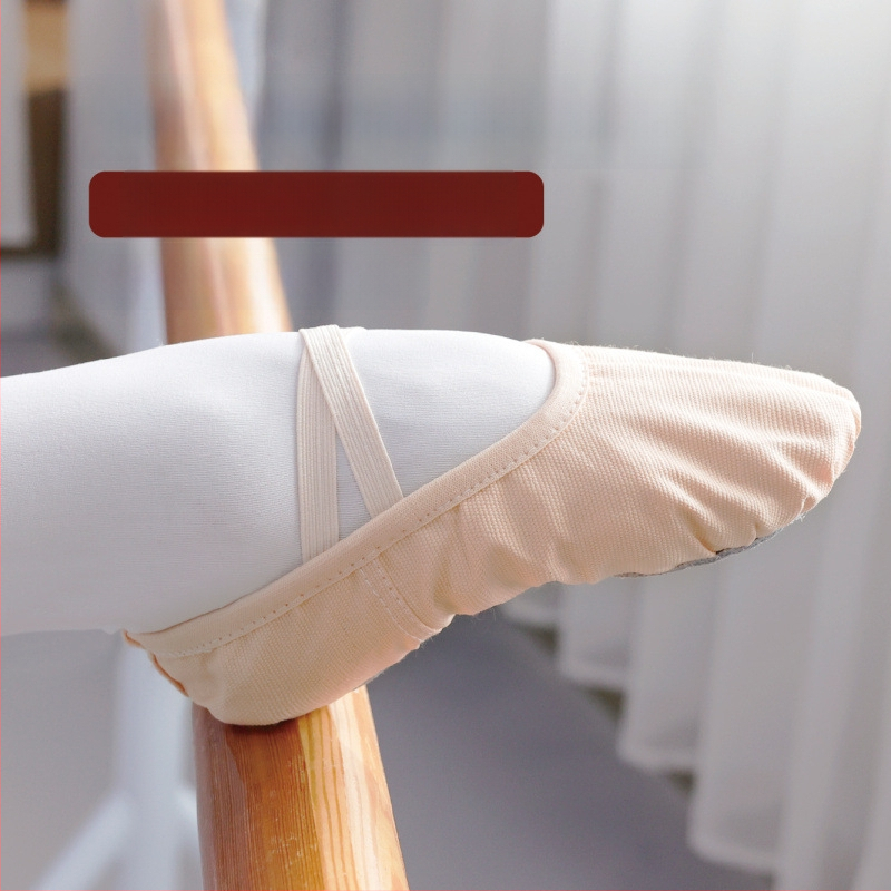 Χορευτικά Παπούτσια για Μπαλέτο και Λαϊκό Χορό, Αναπνεύσιμα και Ελαφριά, με Σόλα από Γνήσιο Δέρμα