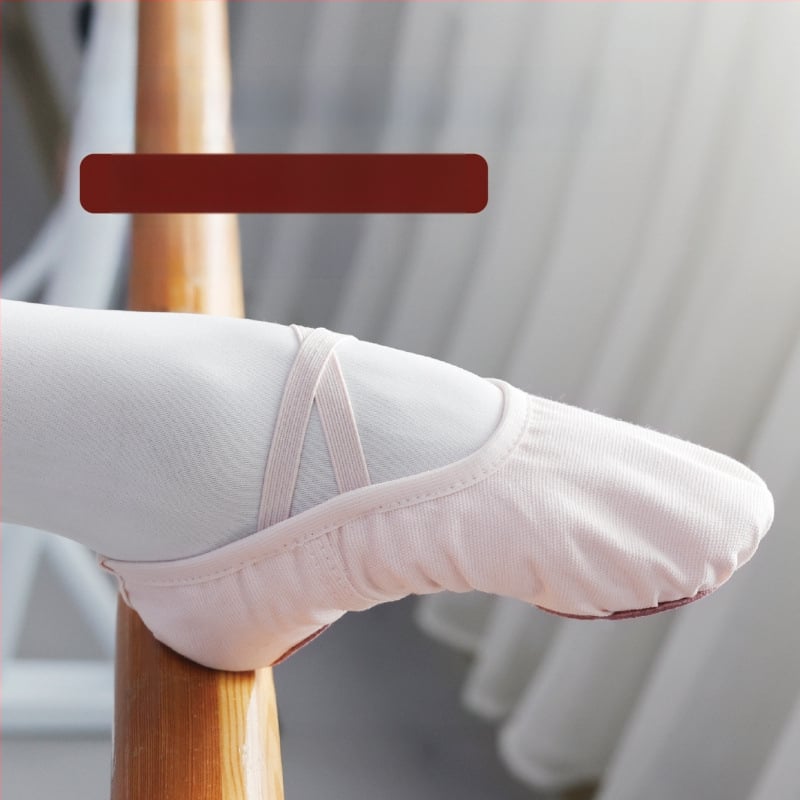 Χορευτικά Παπούτσια για Μπαλέτο και Λαϊκό Χορό, Αναπνεύσιμα και Ελαφριά, με Σόλα από Γνήσιο Δέρμα