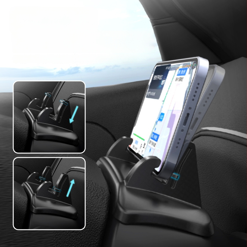 Stražnji silikonski držač telefona za auto za Li Auto L6/L7/L8/L9 i I6/I8, ljepilo za montažu, 7.5W punjenje, kompatibilan s volanom