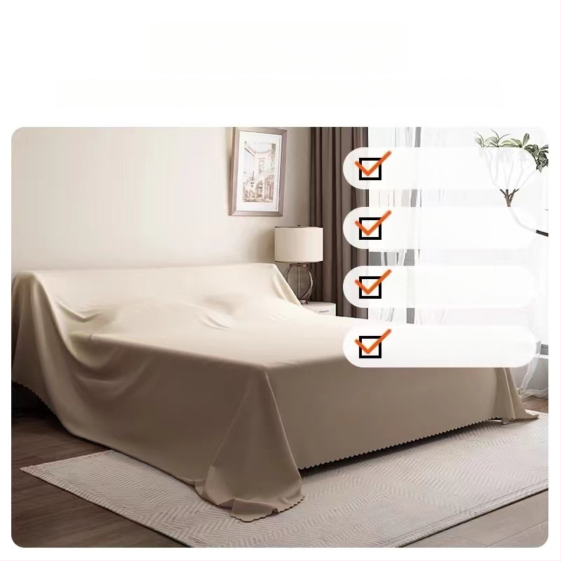 Husă antipraf pentru mobilier din poliester – pentru canapea, frigider, calculator și noptiere