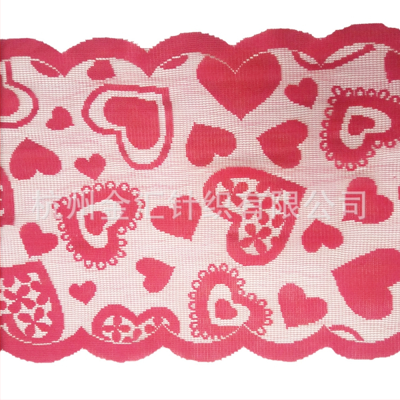 Пътека за маса от полиестер, сърцевиден модел, ретро стил, марка JINHUI, персонализирана обработка